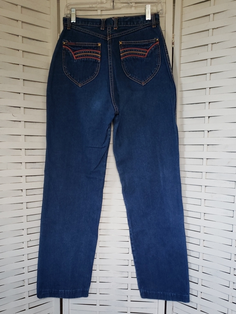 Britannia Vintage Classic High Waist Women's Dark Blue Jeans Size 11